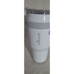 Reduce Tumbler 40oz White Vacuum Insulated Water Bottle w Handle